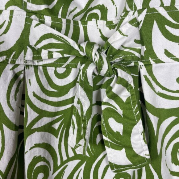 Willow Glenn Women's Sleeveless Green White Swirl Sheath Dress Size: 6 Cocktail! - Picture 2 of 4